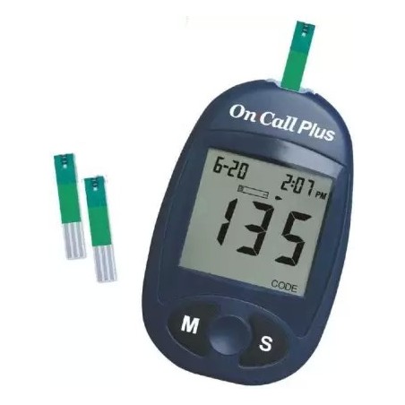 Blood Glucose Meter - On Call Plus 10 Strips Free