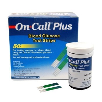 On Call Plus Blood Glucose Meter Strips - 50 Nos